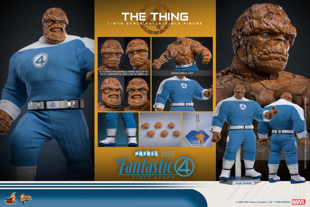 The Fantastic Four: First Steps MMS813 The Thing 1/6th Scale Collectible Figure Gallery Image 19