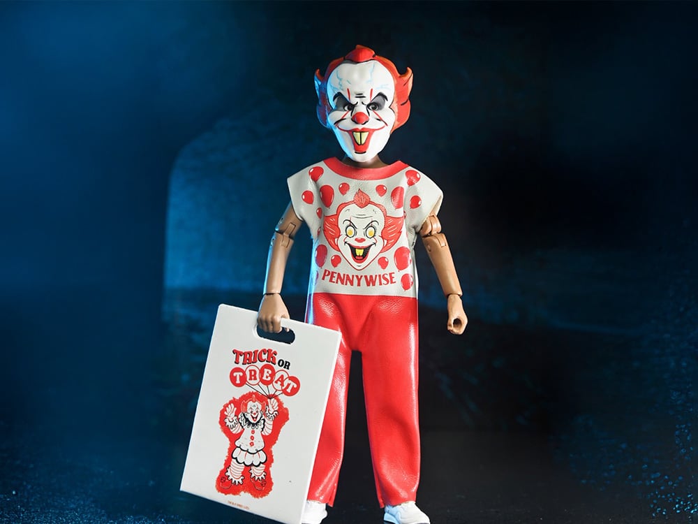 Ben Cooper Costume Kids Collection Pennywise Costume 6" Clothed Action Figure Gallery Image 1