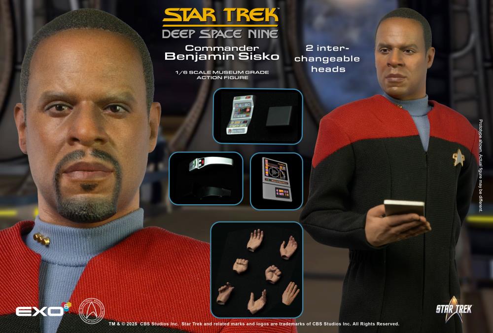 Star Trek: Deep Space Nine Commander Benjamin Sisko (Season 1-3 Ver.) 1/6 Scale Figure Gallery Image 12