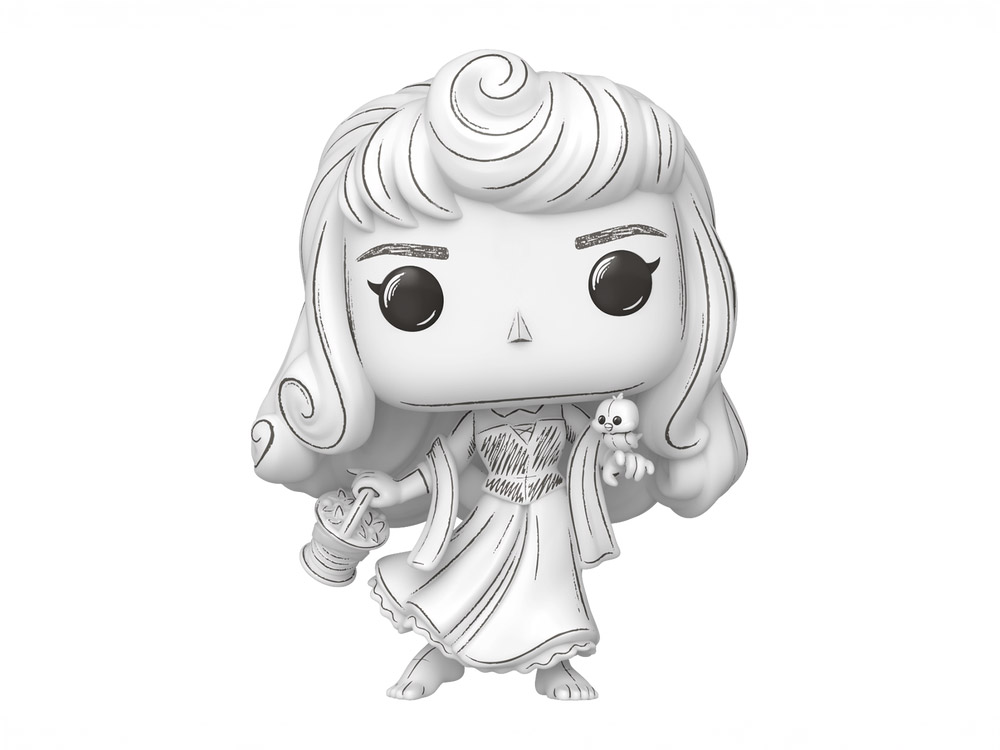 Sleeping Beauty Pop! Disney #1646 Aurora (Sketched) Gallery Image 1