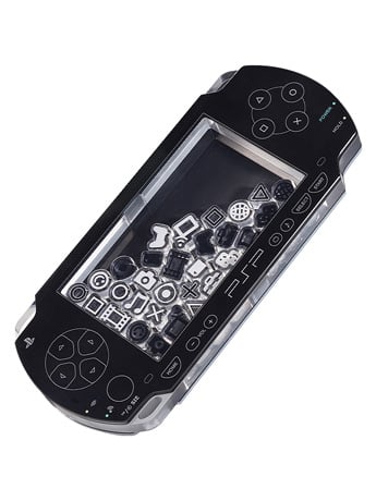 PSP (PlayStation Portable) Rattle Acrylic Standee (Black Ver.) Gallery Image 2