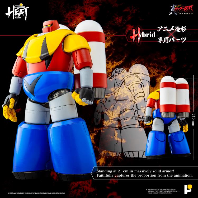 Getter Robo Armageddon Pose+ Metal Heat Series Getter Poseidon