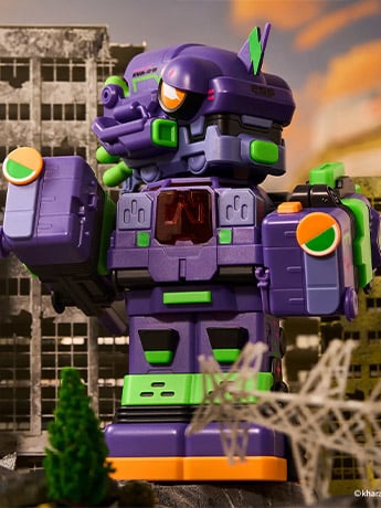 Evangelion x WASA Super Train Combined Robot EVA206 Series Box of 4 Random Figures Gallery Image 2