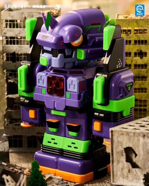 Evangelion x WASA Super Train Combined Robot EVA206 Series Box of 4 Random Figures Gallery Image 12