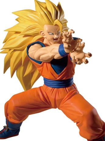 Dragon Ball Z Match Makers Super Saiyan 3 Goku (Vs. Kid Buu) Figure