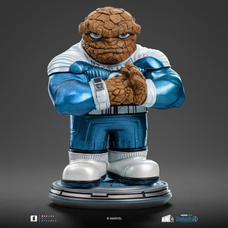 Fantastic Four: First Steps MiniCo The Fantastic Four (Metallic Ver.) Exclusive Four-Pack Gallery Image 5