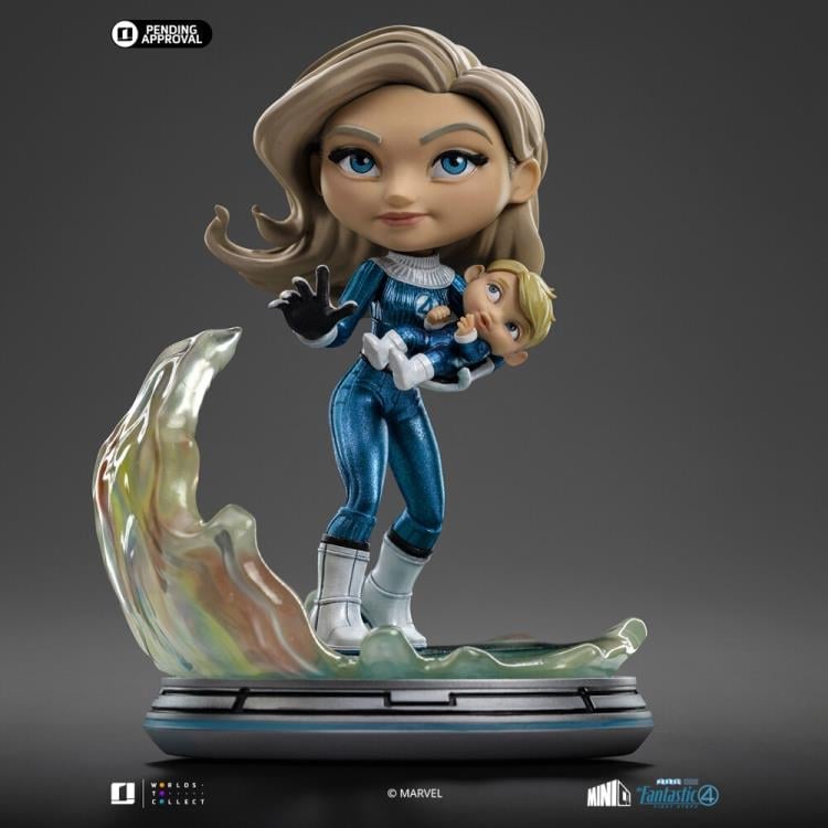 Fantastic Four: First Steps MiniCo The Fantastic Four (Metallic Ver.) Exclusive Four-Pack Gallery Image 3