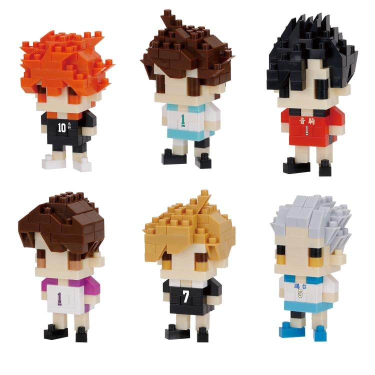 Haikyuu!! Nanoblock Mininano Series Vol.1 Box of 6 Characters Gallery Image 3