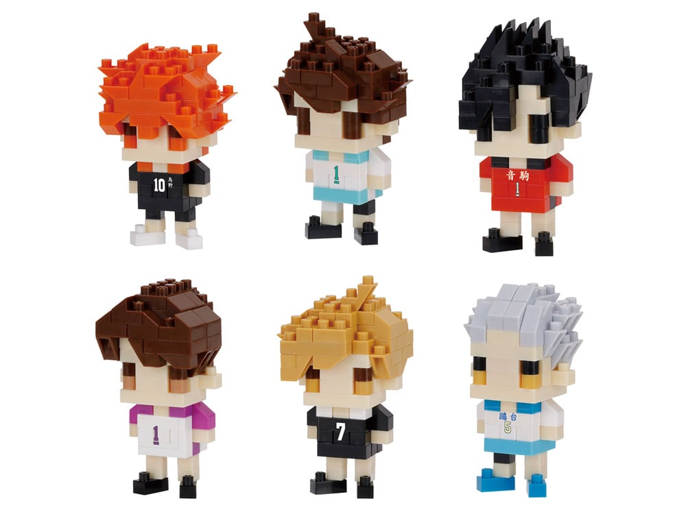 Haikyuu!! Nanoblock Mininano Series Vol.1 Box of 6 Characters Gallery Image 1