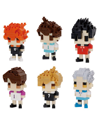 Haikyuu!! Nanoblock Mininano Series Vol.1 Box of 6 Characters Gallery Image 2
