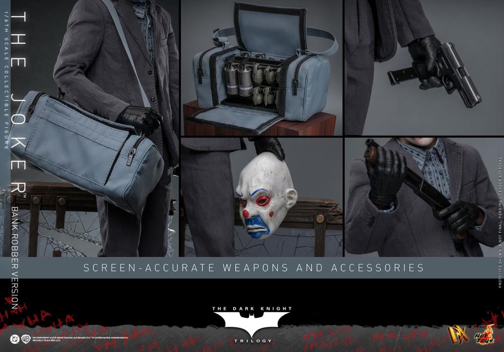 The Dark Knight DX50 The Joker (Bank Robber Ver.) 1/6th Scale Collectible Figure Gallery Image 19