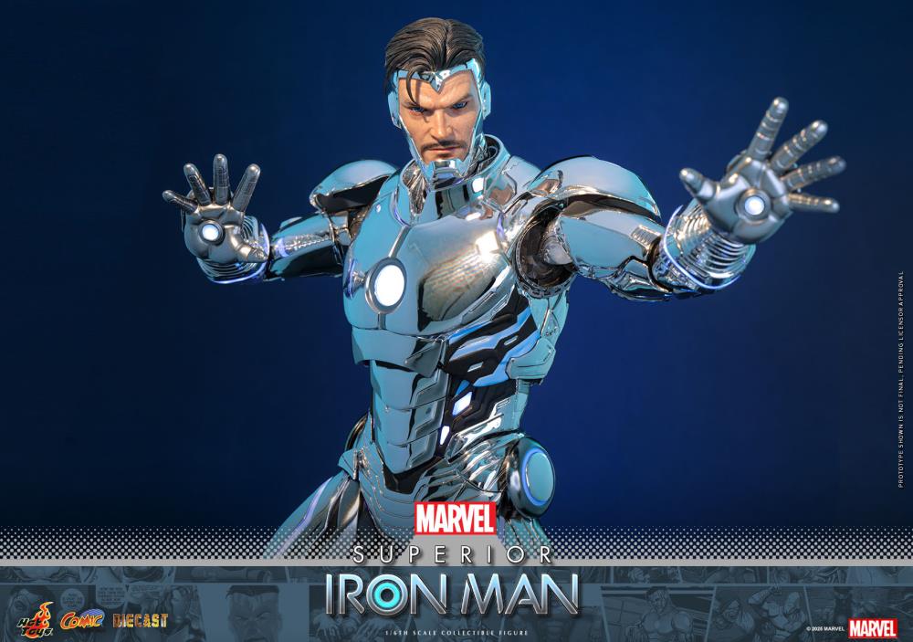 Marvel CMS026 Superior Iron Man 1/6th Scale Collectible Figure Gallery Image 13