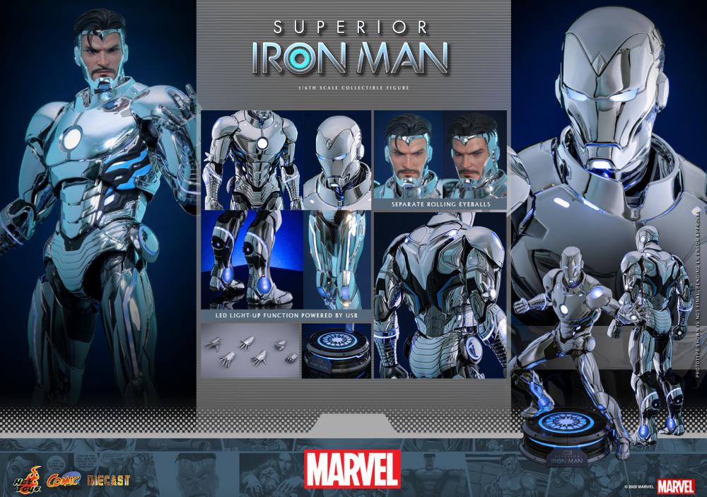 Marvel CMS026 Superior Iron Man 1/6th Scale Collectible Figure Gallery Image 20