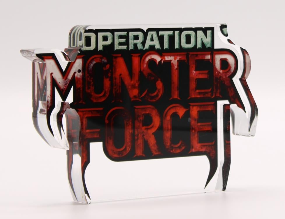 Operation: Monster Force 6" Acrylic Logo Display Gallery Image 4