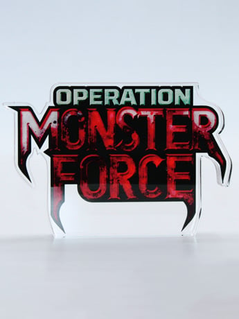 Operation: Monster Force 6" Acrylic Logo Display Gallery Image 2