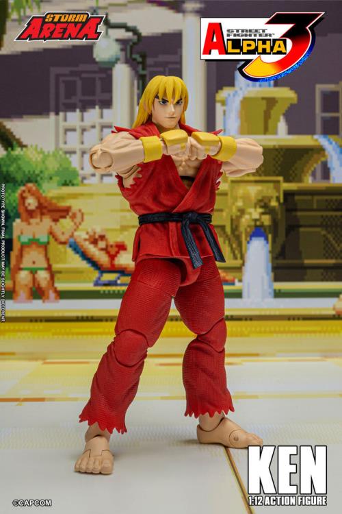 Street Fighter Zero 3 Storm Arena Ken 1/12 Scale Action Figure (Asia Packaging) Gallery Image 5