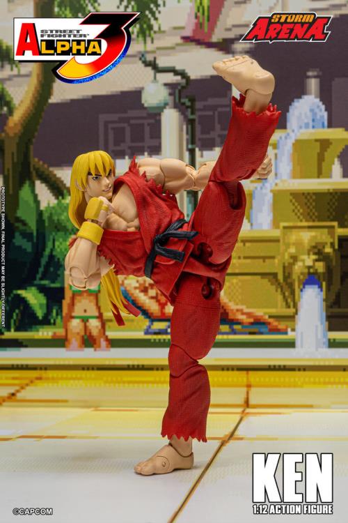 Street Fighter Zero 3 Storm Arena Ken 1/12 Scale Action Figure (Asia Packaging) Gallery Image 7