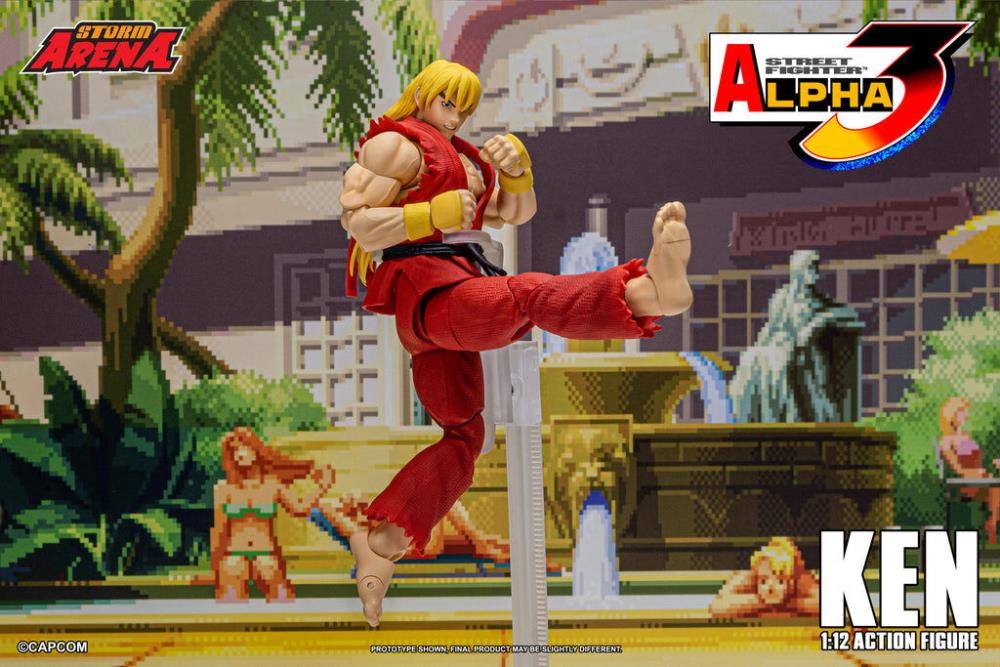 Street Fighter Zero 3 Storm Arena Ken 1/12 Scale Action Figure (Asia Packaging) Gallery Image 12