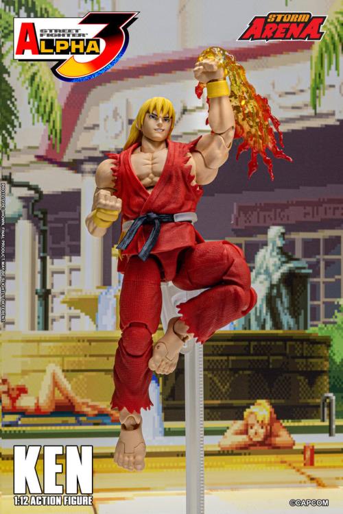Street Fighter Zero 3 Storm Arena Ken 1/12 Scale Action Figure (Asia Packaging) Gallery Image 15