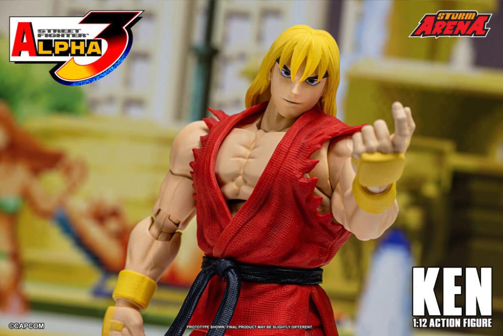Street Fighter Zero 3 Storm Arena Ken 1/12 Scale Action Figure (Asia Packaging) Gallery Image 16