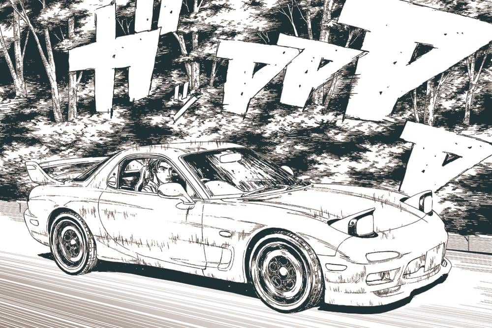 Initial D Keisuke's FD RX-7 1/32 Scale Model Kit (#CM2)