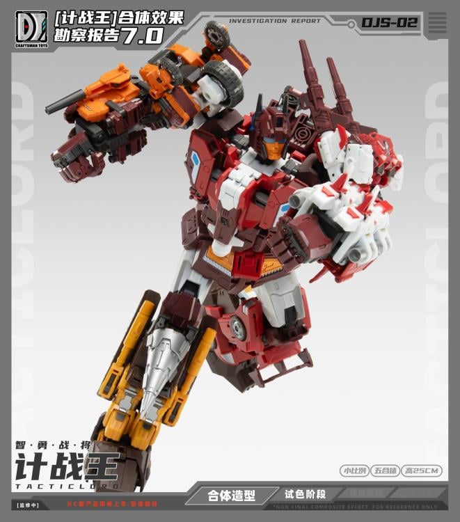 Tactic Lord (Triple Changer) Combiner Set of 5 Action Figures Gallery Image 4