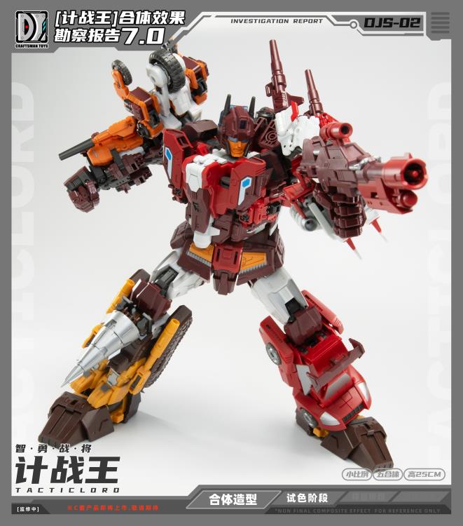 Tactic Lord (Triple Changer) Combiner Set of 5 Action Figures Gallery Image 5