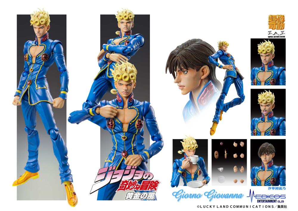 JoJo's Bizarre Adventure: Golden Wind Super Action Statue Giorno Giovanna Second Gallery Image 9