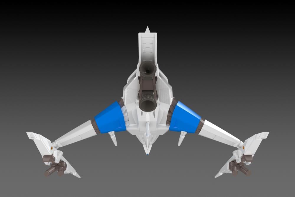 Darius 3F-1B Silver Hawk Space Fighter (Player 2 Ver.) 1/144 Scale Model Kit (Reissue) Gallery Image 5