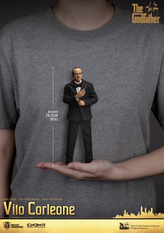 The Godfather Dynamic 8ction Heroes DAH-144P Vito Corleone Action Figure Gallery Image 10