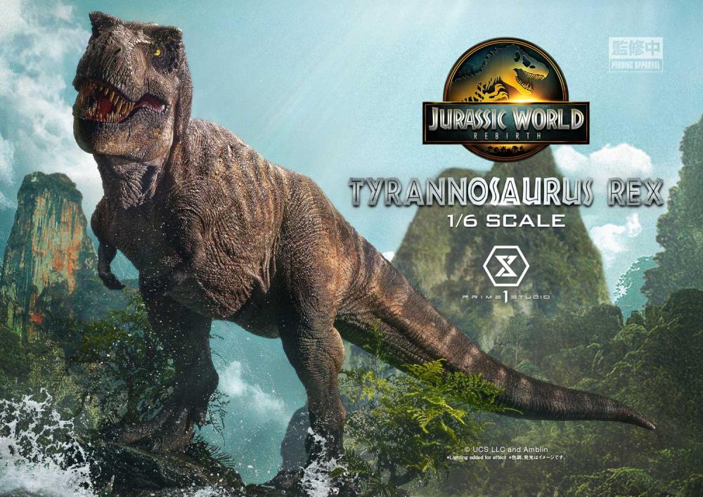 Jurassic World Rebirth Legacy Museum Collection Tyrannosaurus Rex 1/6 Scale Limited Edition Statue (With Bonus) Gallery Image 3