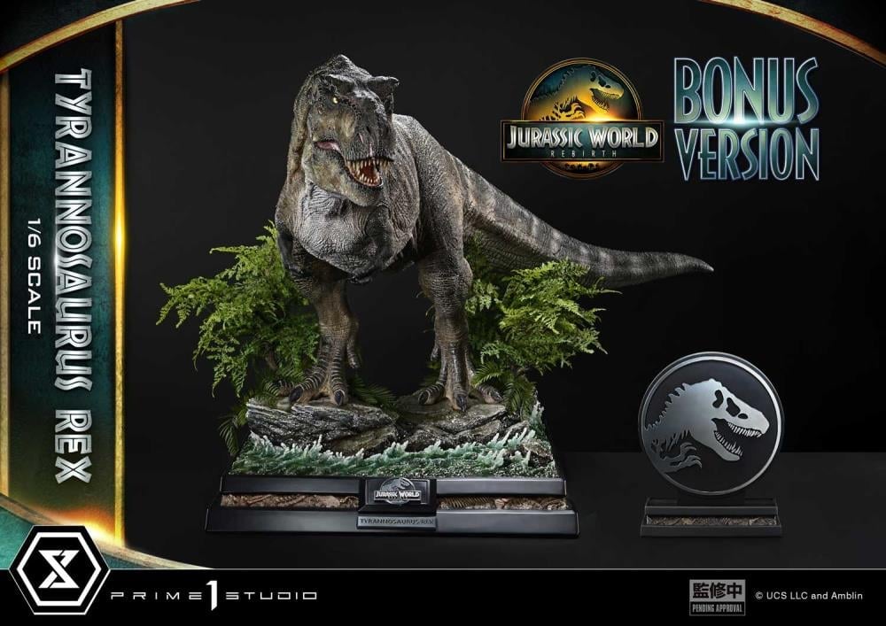 Jurassic World Rebirth Legacy Museum Collection Tyrannosaurus Rex 1/6 Scale Limited Edition Statue (With Bonus) Gallery Image 5