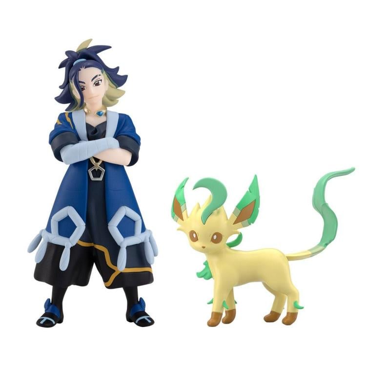 Pokemon Scale World Hisui Region Adaman & Leafeon Two-Pack Gallery Image 3