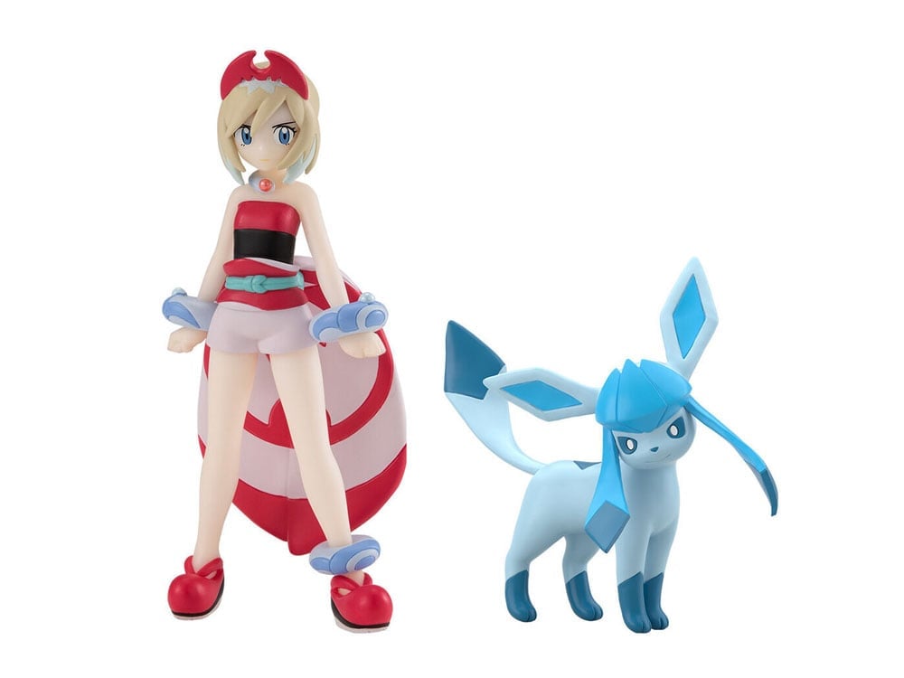 Pokemon Scale World Hisui Region Irida & Glaceon Two-Pack Gallery Image 1