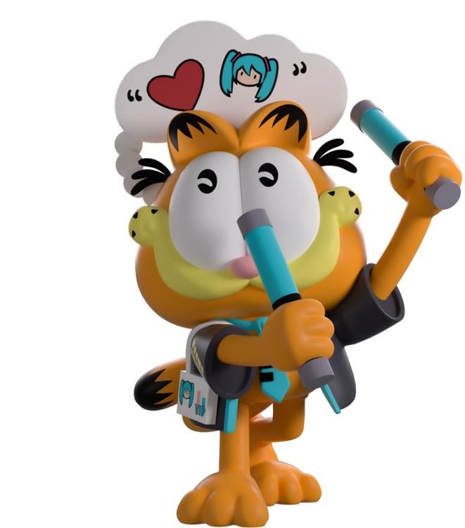 Garfield Miku Concert Garfield Vinyl Figure Gallery Image 4