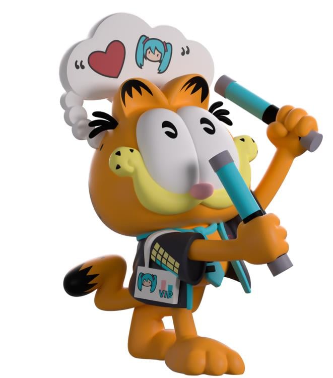 Garfield Miku Concert Garfield Vinyl Figure Gallery Image 3