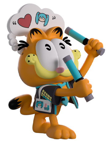 Garfield Miku Concert Garfield Vinyl Figure Gallery Image 2
