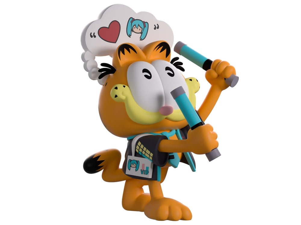 Garfield Miku Concert Garfield Vinyl Figure Gallery Image 1