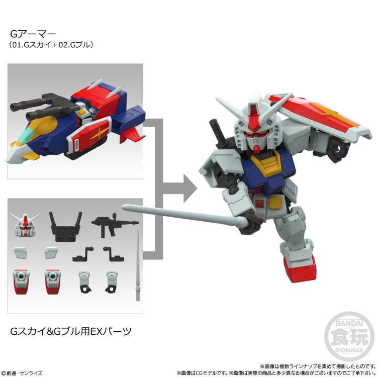 Mobile Suit Gundam Mobility Joint Gundam Vol.11 Box of 10 Random Figures and Accessories Gallery Image 4