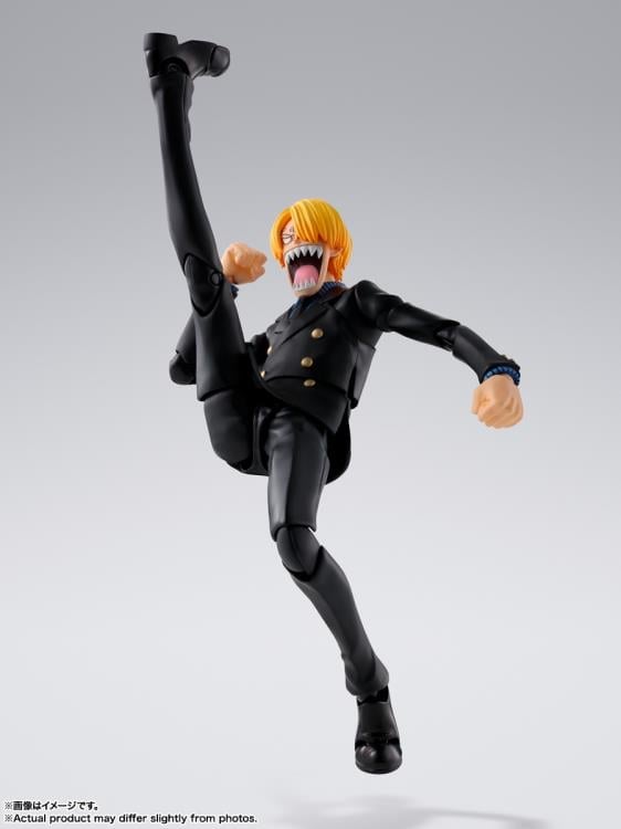 One Piece S.H.Figuarts Sanji (Romance Dawn) Action Figure Gallery Image 5