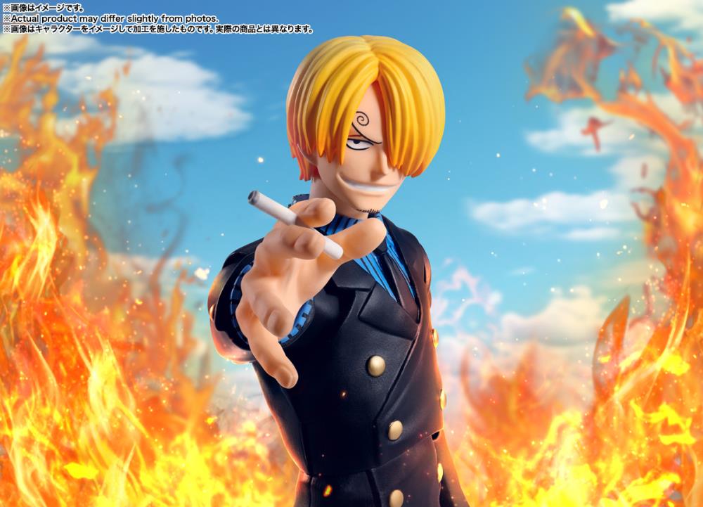 One Piece S.H.Figuarts Sanji (Romance Dawn) Action Figure Gallery Image 12