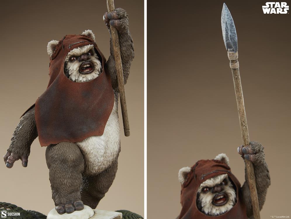 Star Wars: Return of the Jedi Premium Format Wicket Statue Gallery Image 10