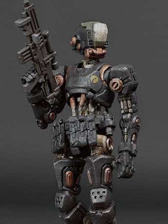 Acid Rain FAV-A135 Abaddon Simupuppet P4 1/18 Scale Action Figure Gallery Image 2