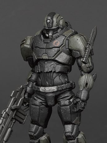 Acid Rain FAV-A136 Abaddon Reborn Trooper 1/18 Scale Action Figure Gallery Image 2