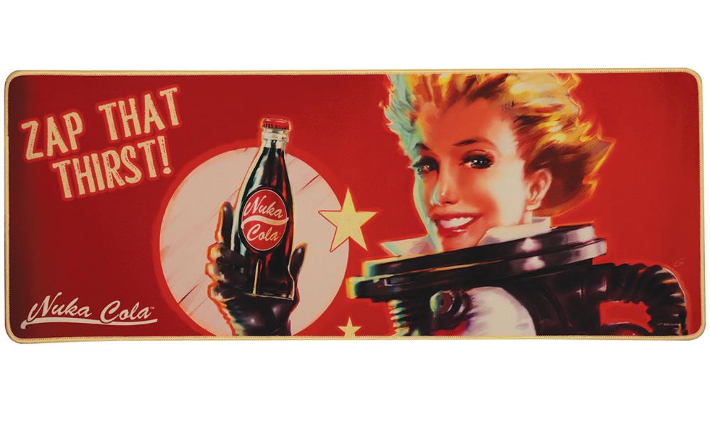 Fallout Nuka Cola XL Desk Pad and Coaster Set