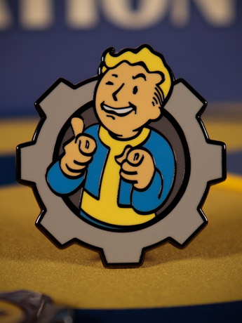 Fallout Vault Boy Limited Edition Enamel Pin Badge Gallery Image 2