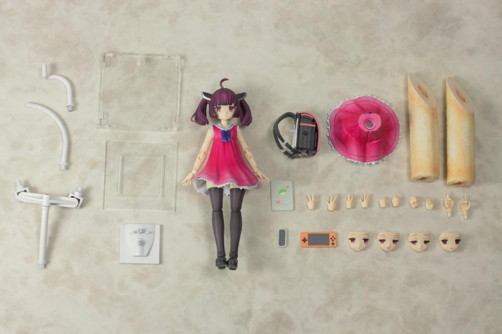 Tohoku Zunko Project Plafia Tohoku Kiritan 1/12 Scale Model Kit (with Mini Figure) Gallery Image 11