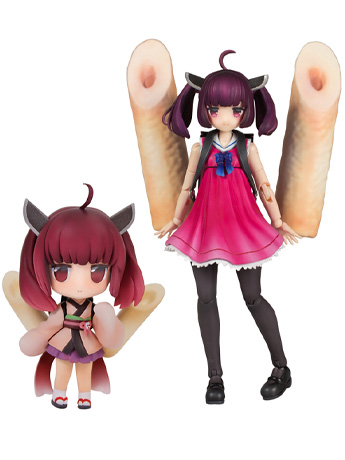 Tohoku Zunko Project Plafia Tohoku Kiritan 1/12 Scale Model Kit (with Mini Figure) Gallery Image 2