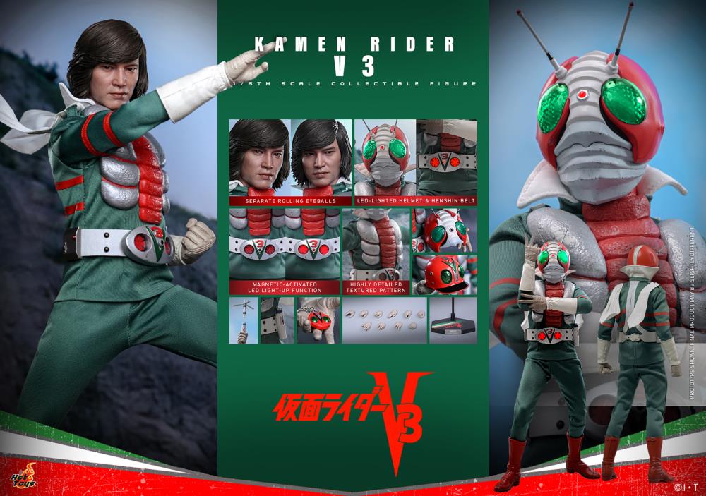 Kamen Rider V3 TMS162 Kamen Rider V3 1/6 Scale Collectible Figure Gallery Image 22
