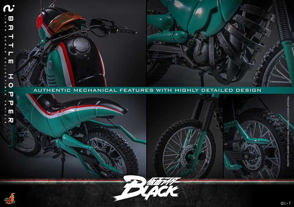 Kamen Rider Black TMS161 Battle Hopper 1/6 Scale Vehicle Accessory Gallery Image 16